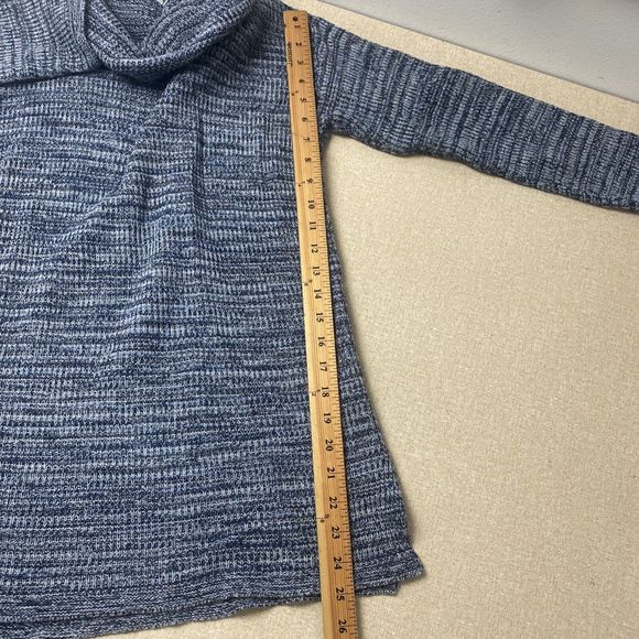 Eight Eight Eight Woman's Sz Large Cowl Neck Tunic Length Sweater - Picture 10 of 14